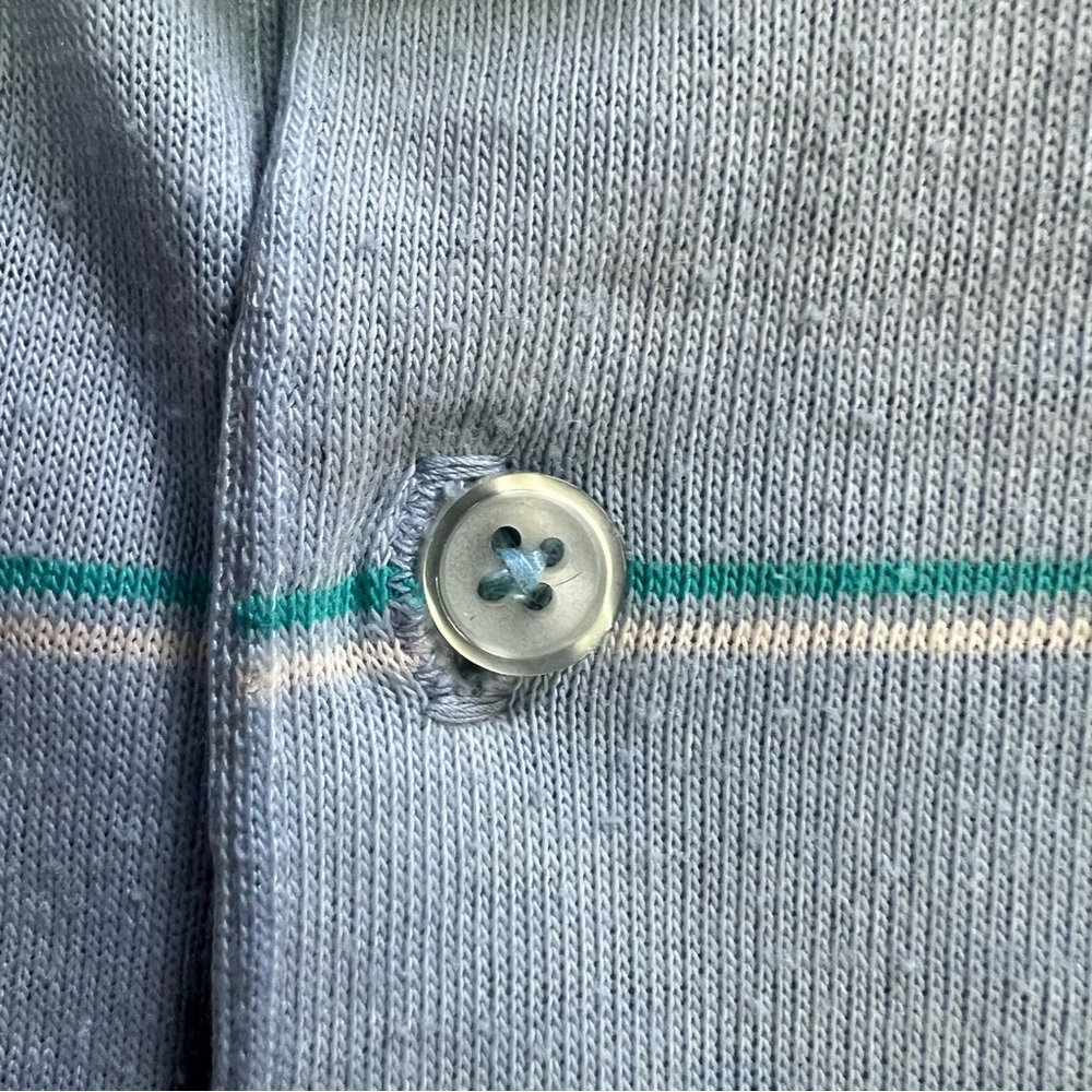 Le Tigre Vintage Very Old Striped Polo Shirt - Picture 4 of 12